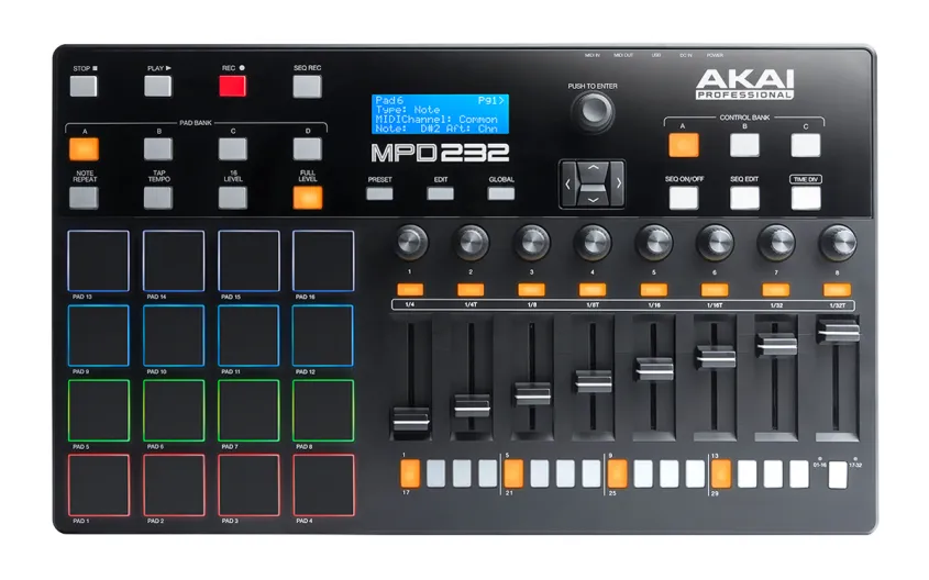 AKAI MPD 232 - Kontroler USB/MIDI