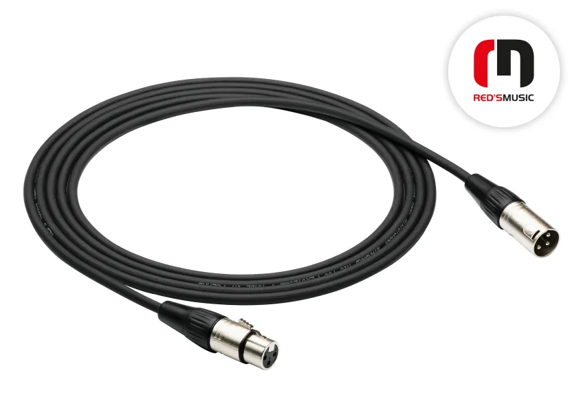 Kabel mikrofonowy Red's Music XLR - XLR 1m